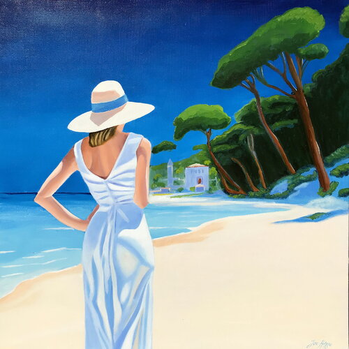 French Riviera... by Joe AME, Painting for Sale on Select