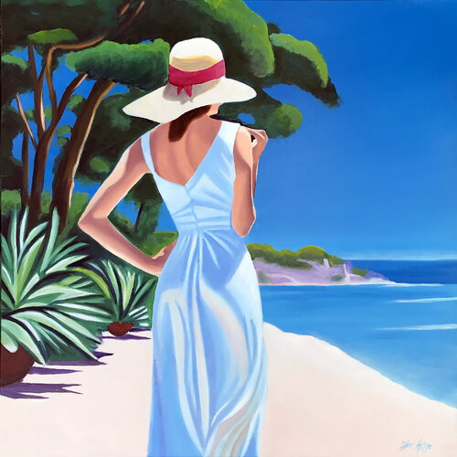 Kate Carmen, French Riviera #2 by Joe AME, Painting for Sale on Select