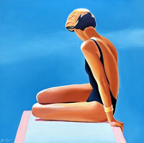 En dessous, la beauté pure... by Joe AME, Painting for Sale on Select