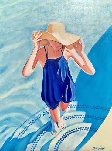 La montée des marches... by Joe AME, Painting for Sale on Select