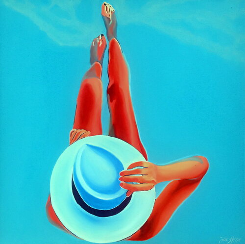 Tu as de beaux pieds, tu sais... by Joe AME, Painting for Sale on Select