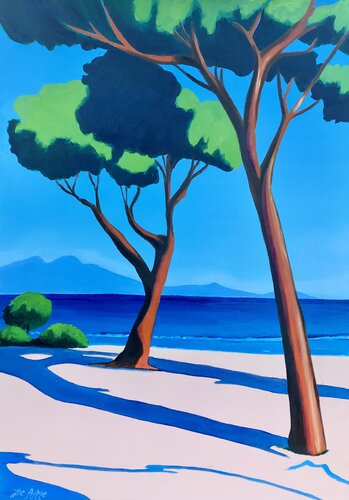 Le ciel bleu de tes yeux... by Joe AME, Painting for Sale on Select