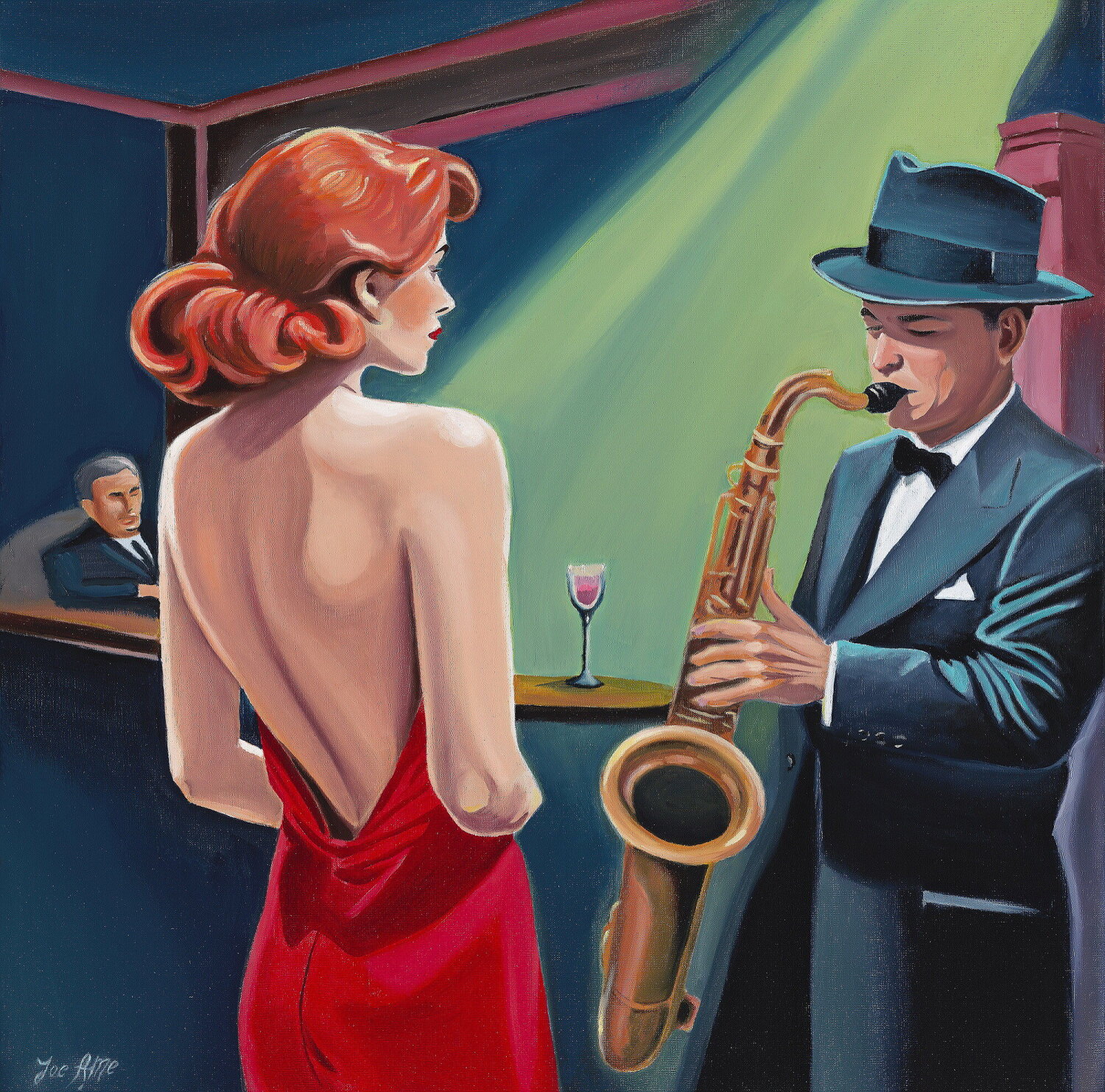 La psychologie du Si Bémol... Joe AME Original painting for sale