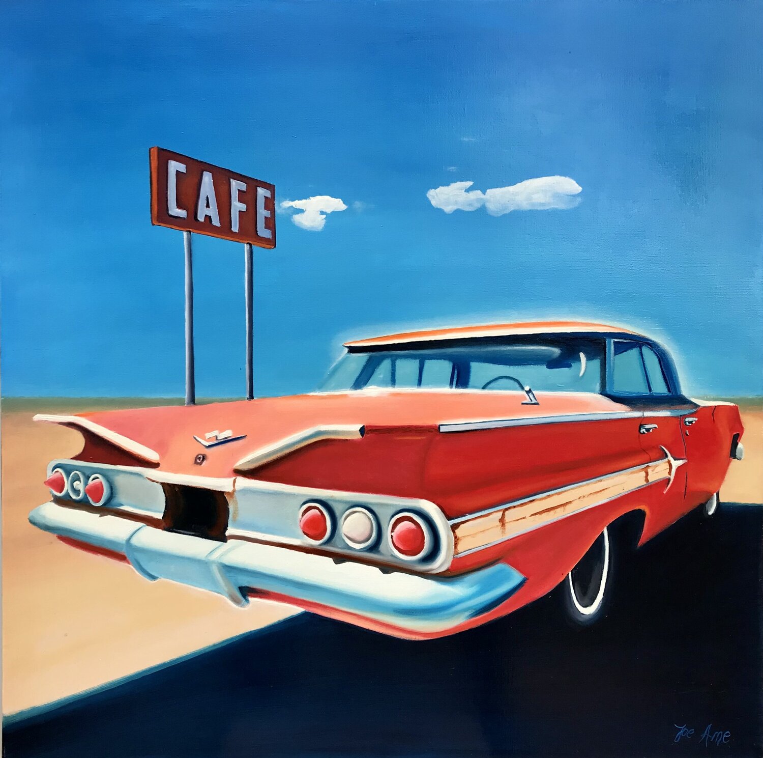 Impala 1960... Joe AME Original painting for sale