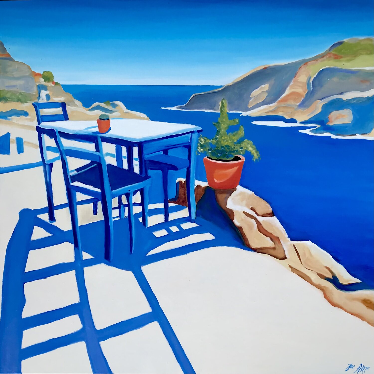 Ikarian mood... Joe AME Original painting for sale