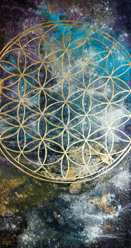 Flower of Life VI. by Sarah I. Avni, Painting for Sale on Select