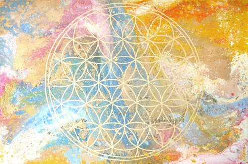 Flower of Life IX. by Sarah I. Avni, Painting for Sale on Select