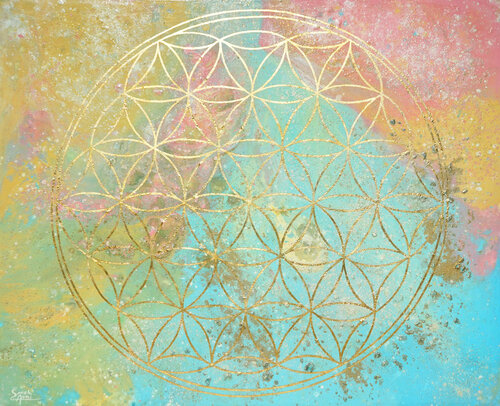 Flower of Life XII. by Sarah I. Avni, Painting for Sale on Select