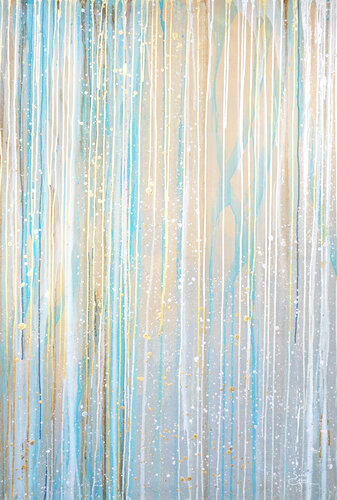 Golden Rain V. by Sarah I. Avni, Painting for Sale on Select