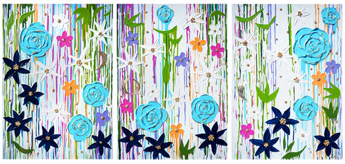 Dolce Vita 2., 3., 4. by Sarah I. Avni, Painting for Sale on Select