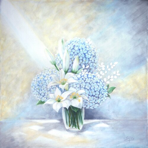 Les Fleurs 2. von Sarah I. Avni, Malerei kaufen auf Select