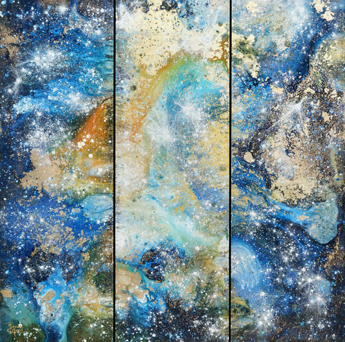 A Moment in All Dimensions XXV. by Sarah I. Avni, Painting for Sale on Select