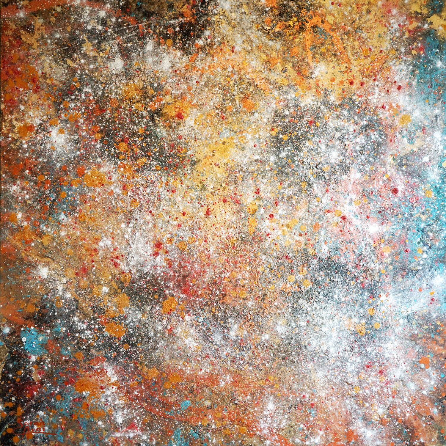 A Moment in All Dimensions XXVII. Sarah I. Avni Original painting for sale