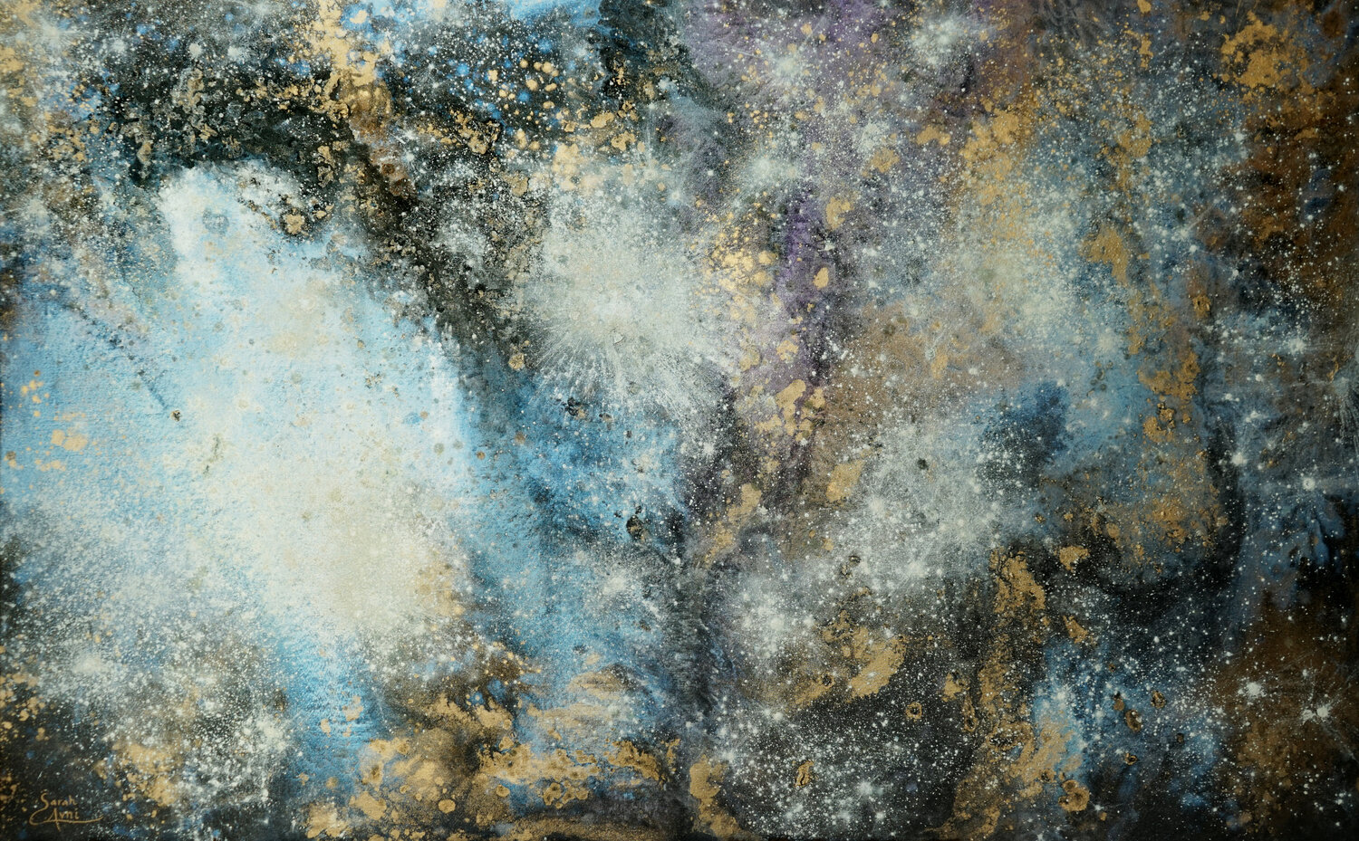 A Moment in All Dimensions 45. Sarah I. Avni Original painting for sale