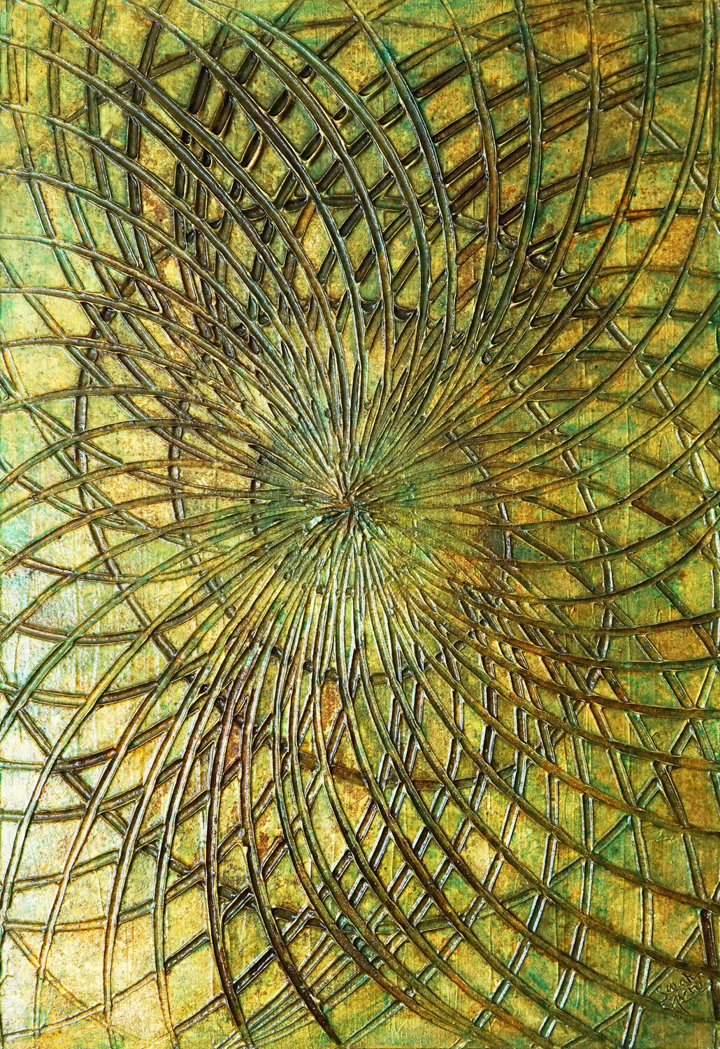 Genesis 58. (The Seventh Day) Sarah I. Avni Original painting for sale