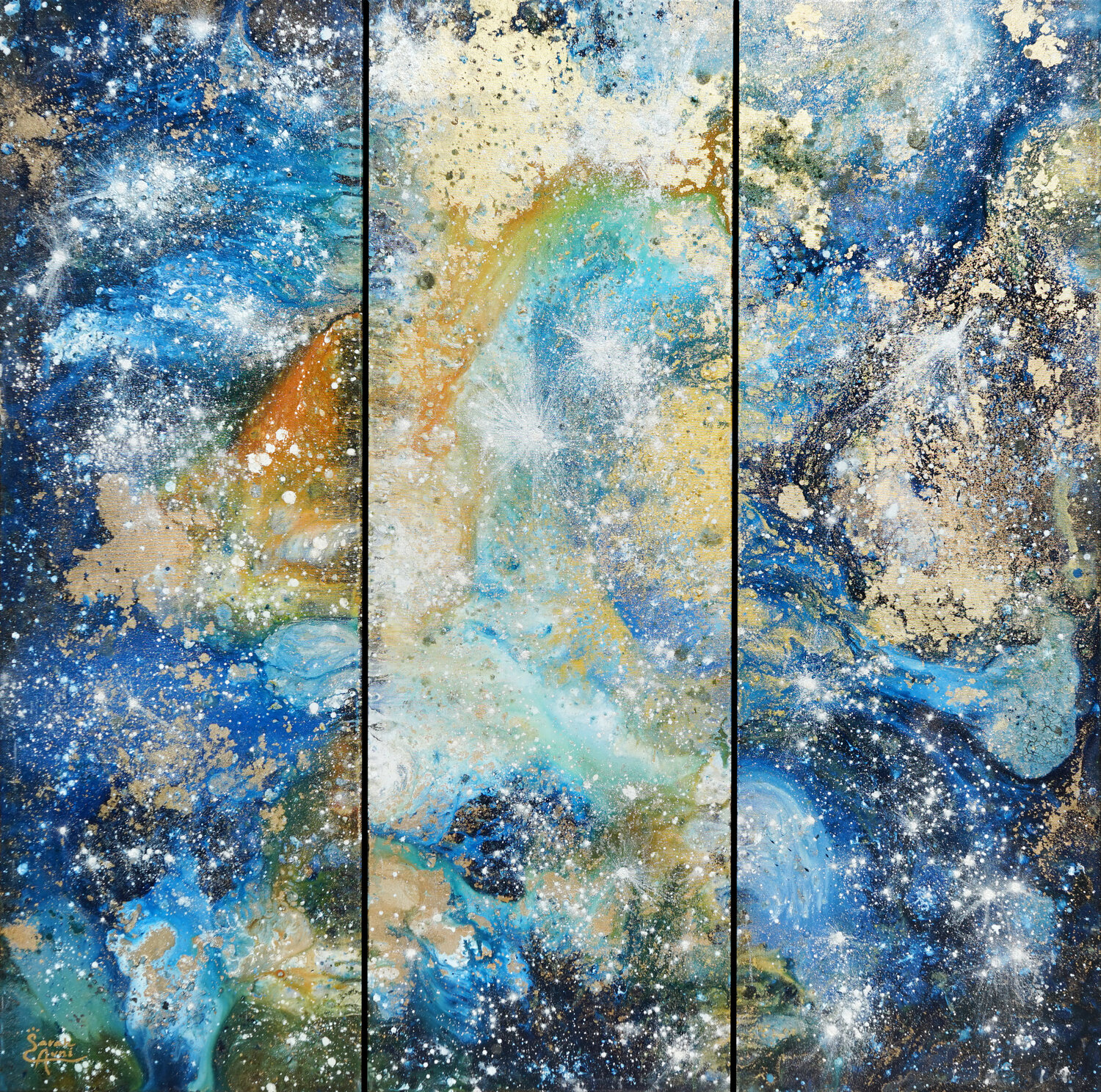 A Moment in All Dimensions XXV. Sarah I. Avni Original painting for sale