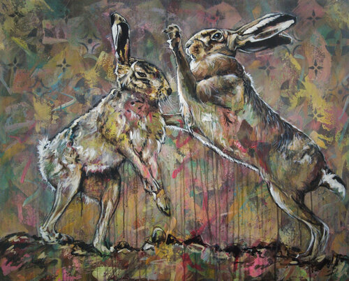 Encounter by Daniel Heinz, Painting for Sale on Select