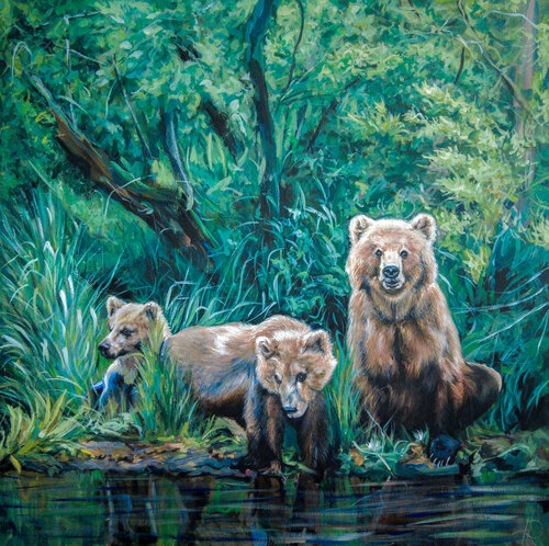 Three by Daniel Heinz, Painting for Sale on Select