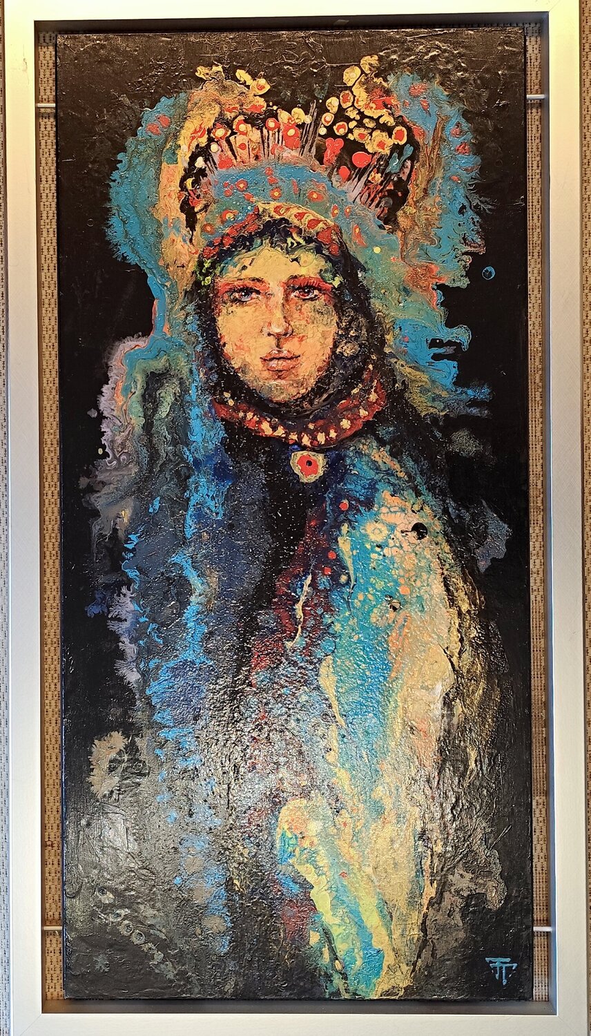Black madonna Tatyana Tretyakova Original painting for sale