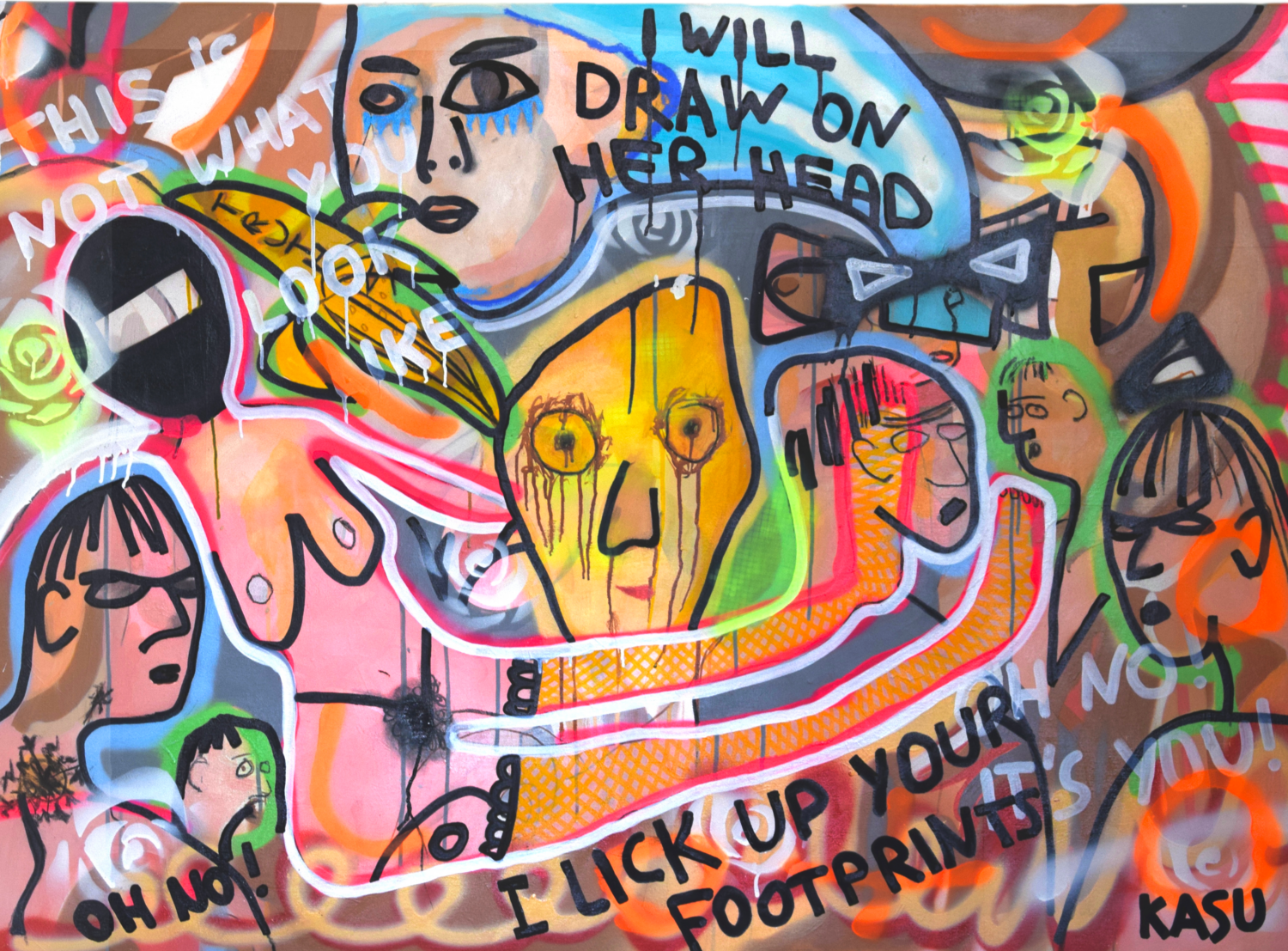 That´s not, how you really look like Helena Kaschurow Original painting for sale