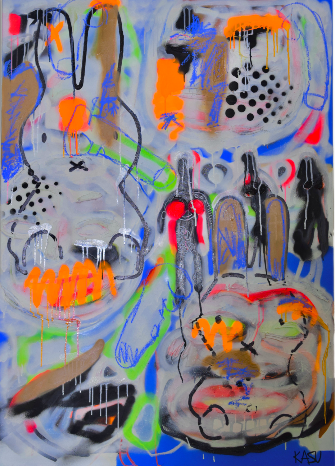 SAMO Helena Kaschurow Original painting for sale