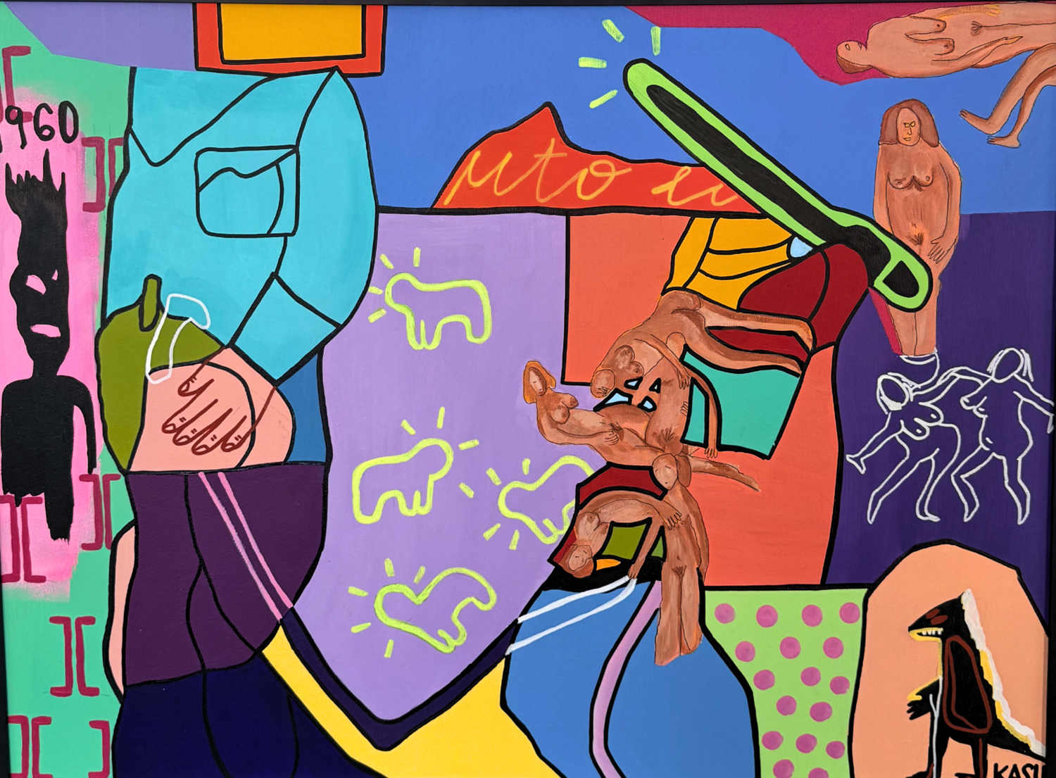 Fragments of Reality Helena Kaschurow Original painting for sale