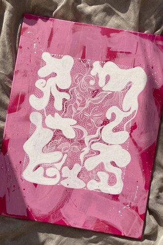 FLORAL SWINGS by Christin Post, Painting for Sale on Select