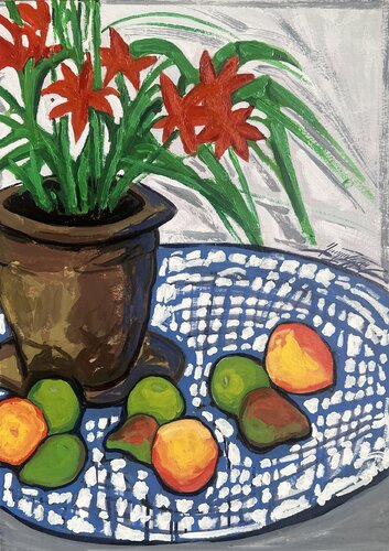Autumn still life by Gayane Ghazanchyan, Painting for Sale on Select