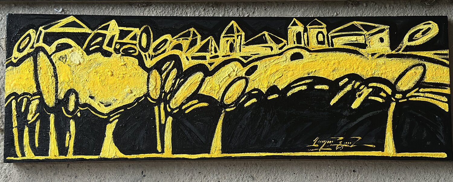 View of the city Gayane Ghazanchyan Original painting for sale