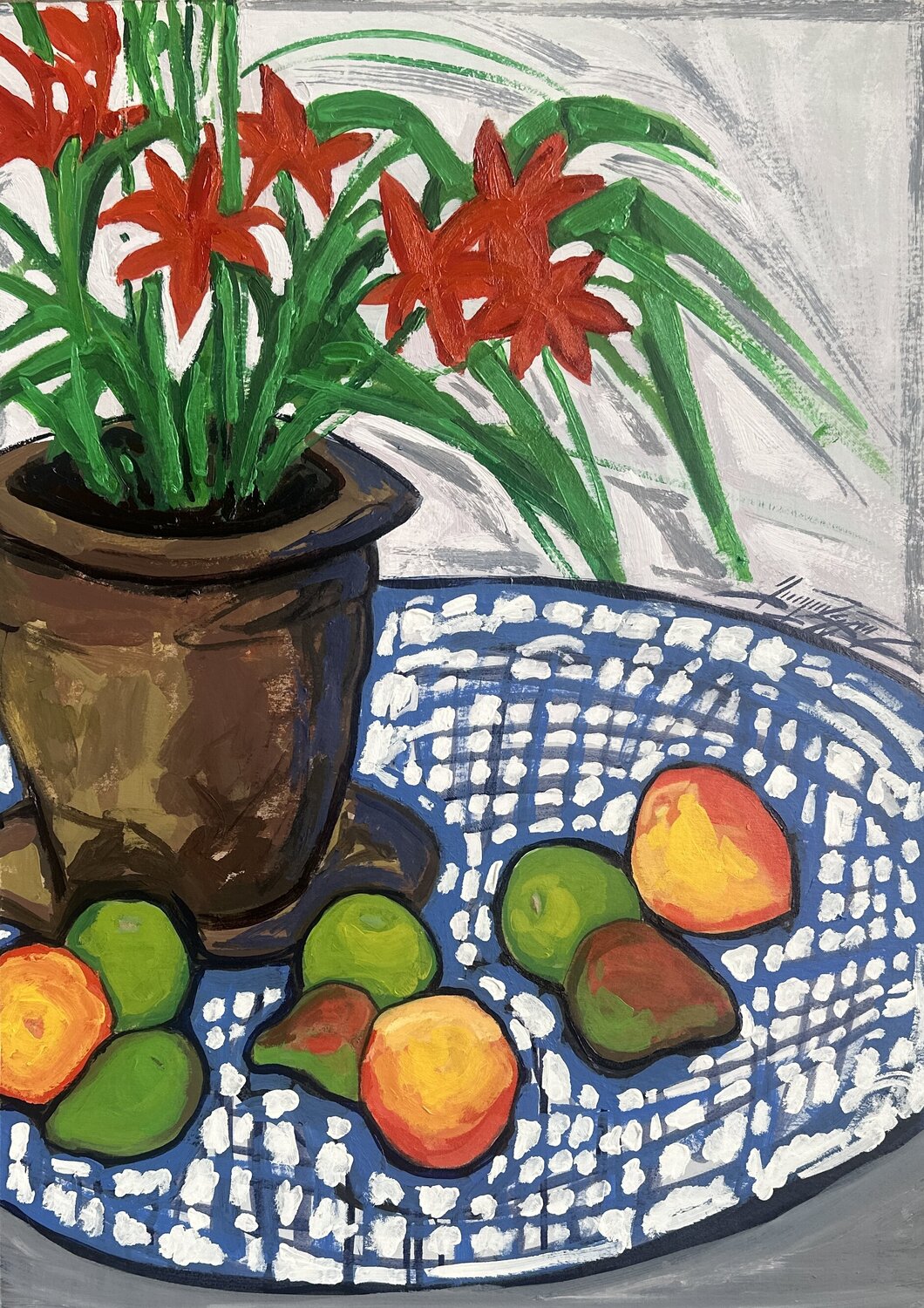 Autumn still life Gayane Ghazanchyan Original painting for sale