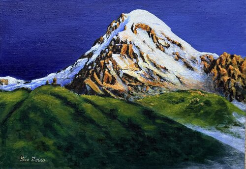 Mount Kazbek 2 by Iurii Zaika, Painting for Sale on Select