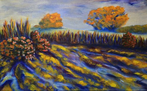Late Fall at Churchill Valley Greenway, Pittsburgh PA by Joann Renner, Painting for Sale on Select