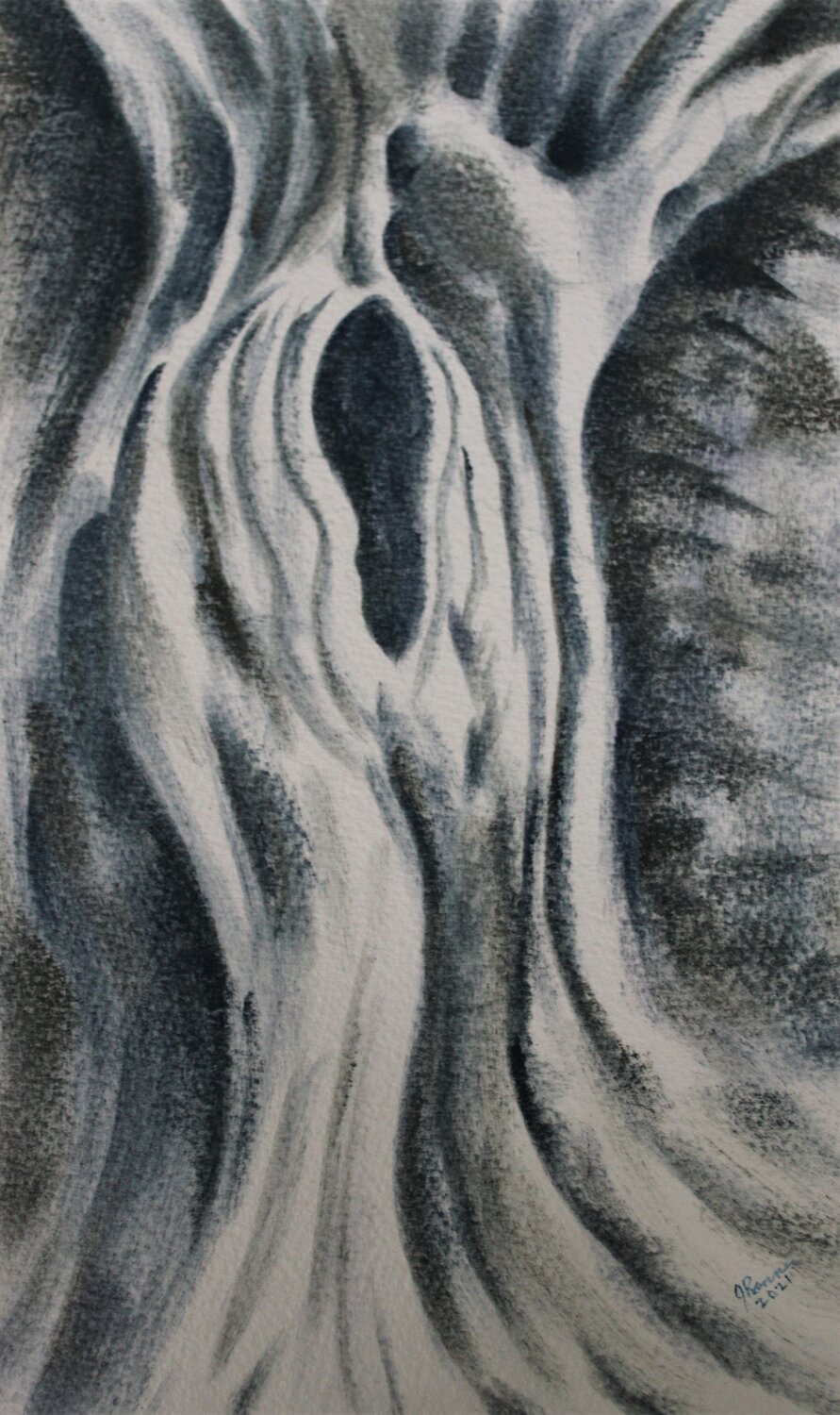Tree Scream no.1 Joann Renner Original painting for sale