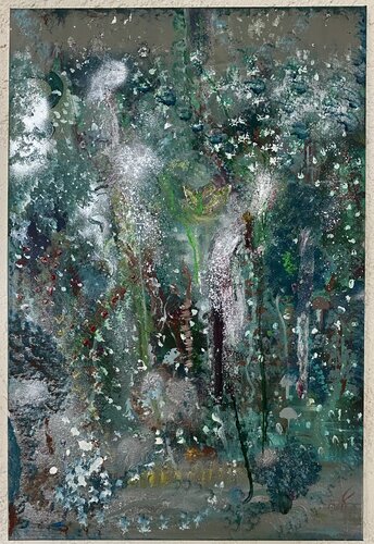 The never ending flower by OLGA γ, Painting for Sale on Select