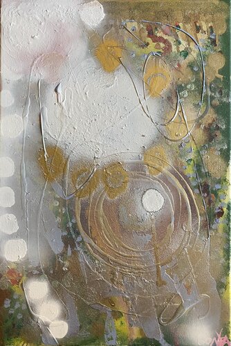 Snow White Heart by OLGA γ, Painting for Sale on Select