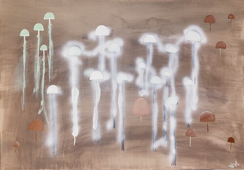 Chandelier by OLGA γ, Painting for Sale on Select
