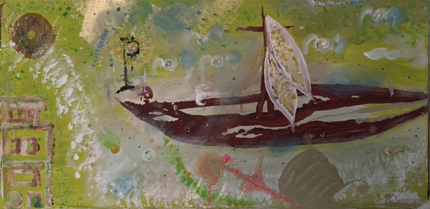 Water Hollow OLGA γ Original painting for sale