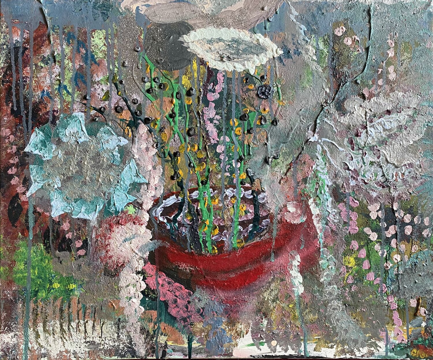 A moment to collect OLGA γ Original painting for sale