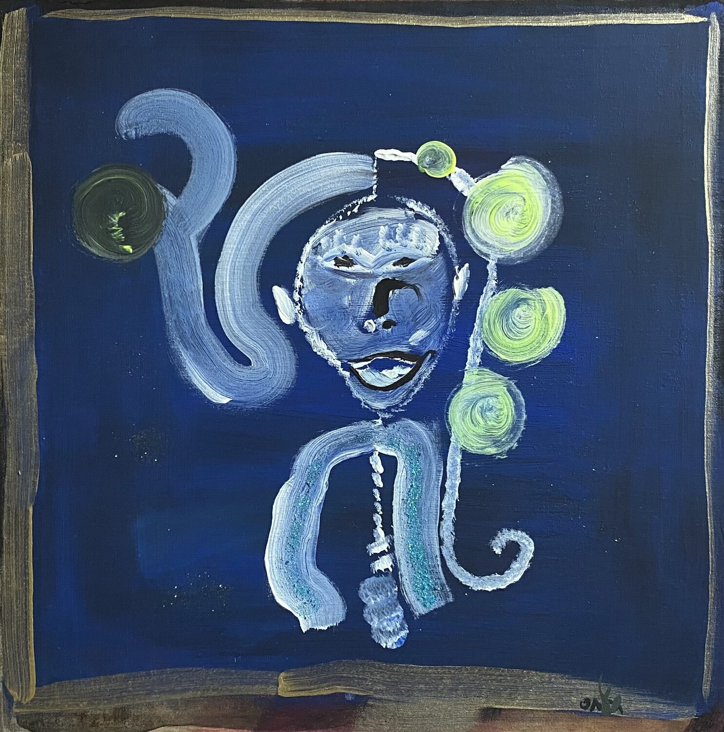Found OLGA γ Original painting for sale