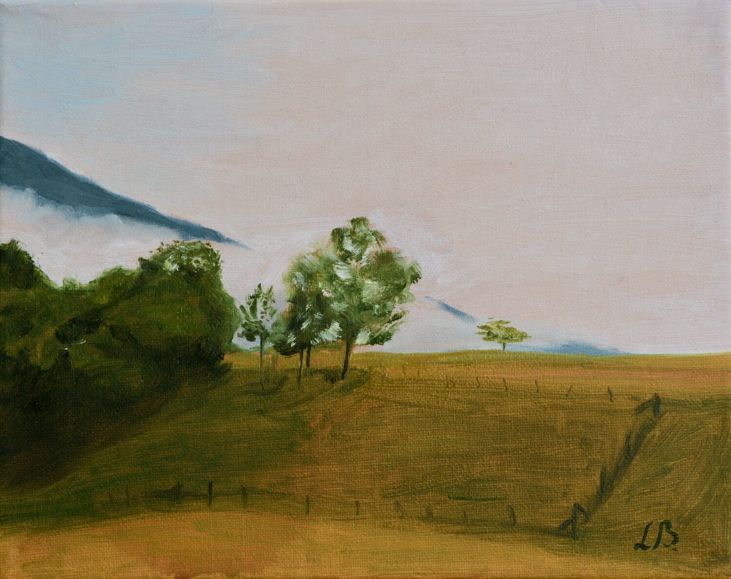 Highland fields Laura Benedito Bernat Original painting for sale