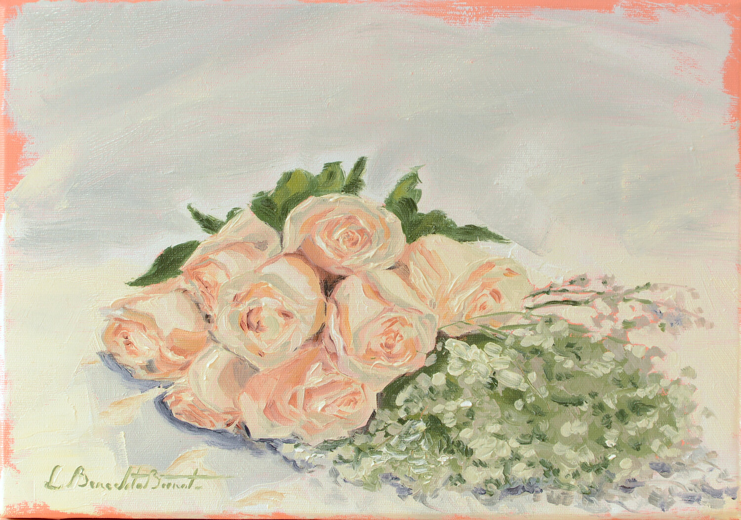 Para Josefa, DEP Laura Benedito Bernat Original painting for sale