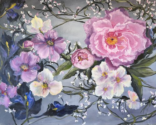 Pfingstrose by Alexa Art, Painting for Sale on Select