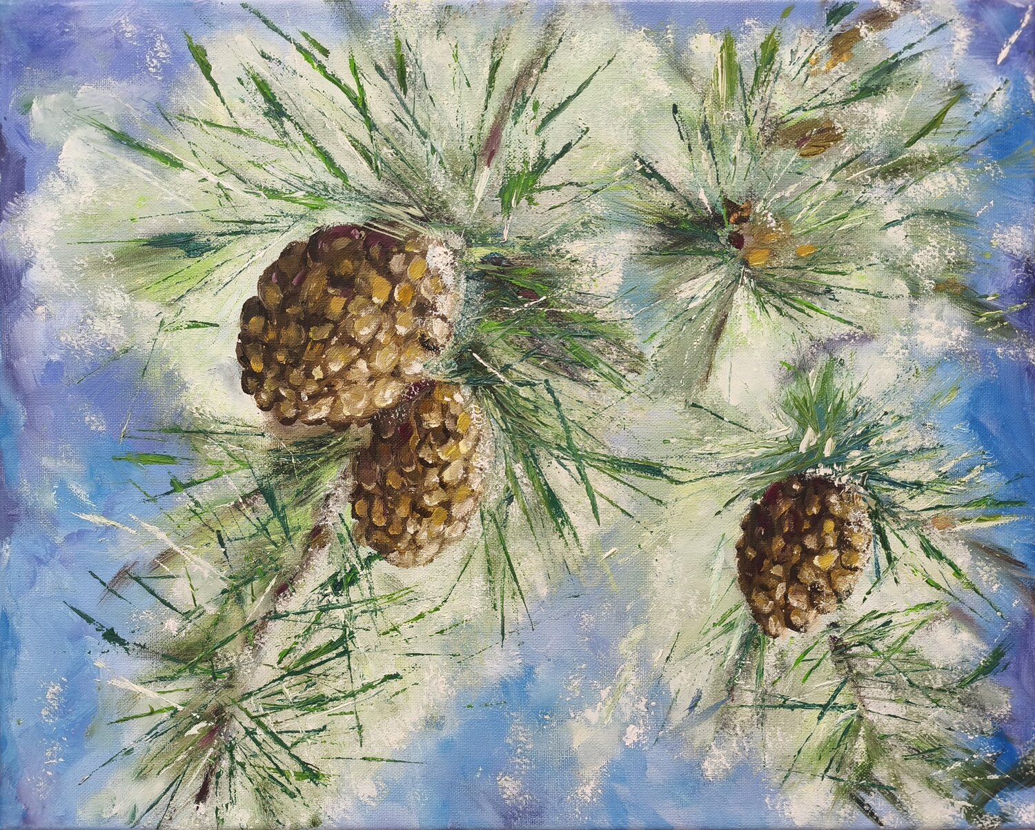 Three Cones Anna Art Original painting for sale