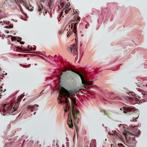 Rosé canina by Dominique Ludmann, Painting for Sale on Select