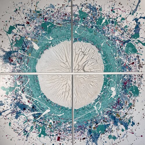 Iris praesentis by Dominique Ludmann, Painting for Sale on Select