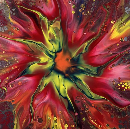 Drache der inneren Hitze by Dominique Ludmann, Painting for Sale on Select