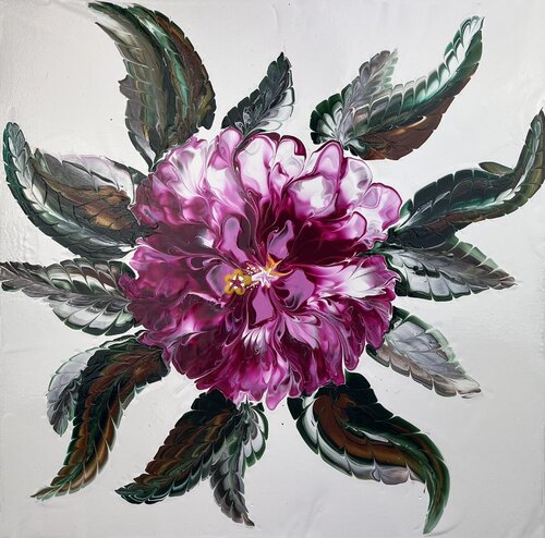 Whirling Blossom by Dominique Ludmann, Painting for Sale on Select