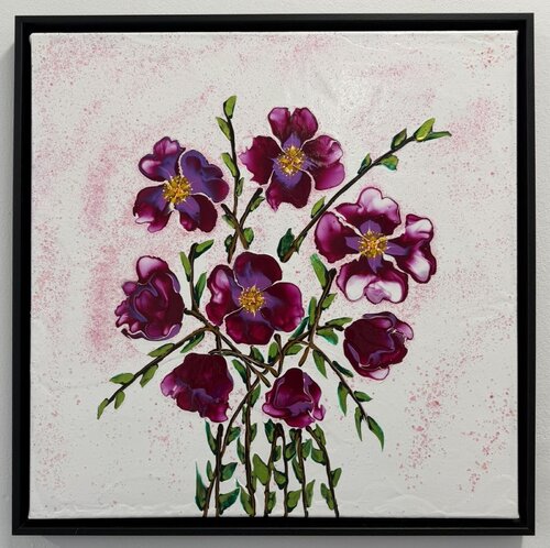 Blooming Stillness by Dominique Ludmann, Painting for Sale on Select
