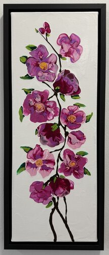 Open Bloom by Dominique Ludmann, Painting for Sale on Select