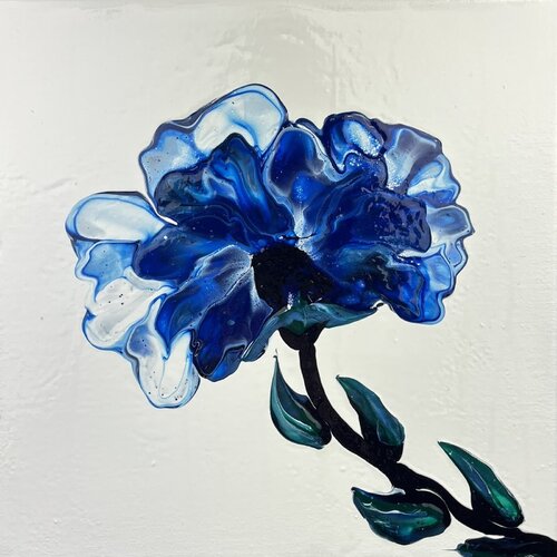 Midnight Bloom by Dominique Ludmann, Painting for Sale on Select
